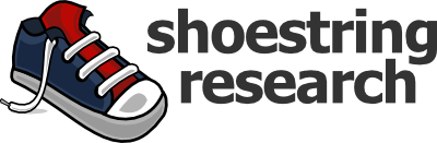 Shoestring Research logo